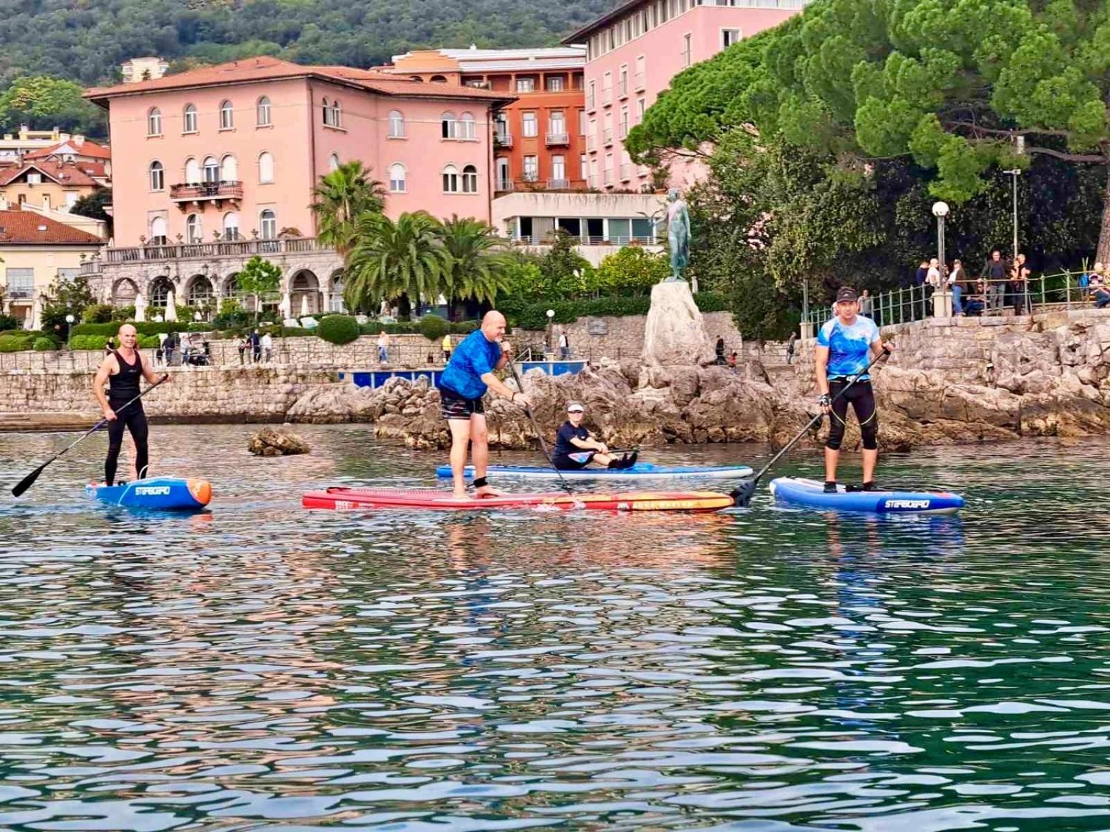 Apartments Matacin With Sea View Opatija Bagian luar foto