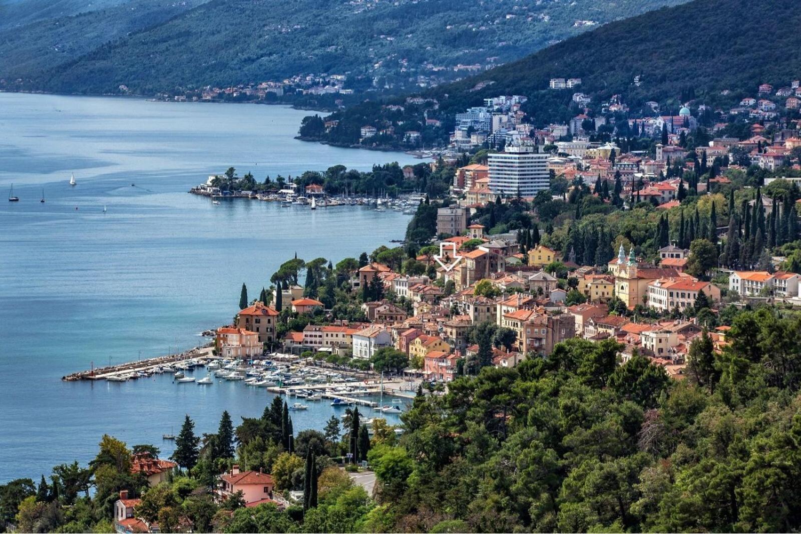 Apartments Matacin With Sea View Opatija Bagian luar foto